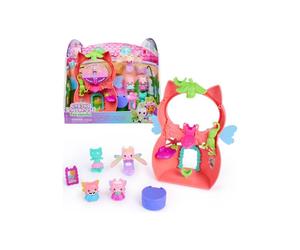 Playset Gabby's Dollhouse Fairy Magic Fairylandia Spin Master avec anneau exclusif Fée Minette Multicolore