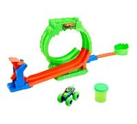 Playset - HOT WHEELS - Slime Looping et Saut - 2 modes de jeu - Slime inclus - Rhinomite