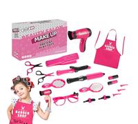 Playset - Kit de Coiffeur interactif, Accessoires de Maquillage, Outils de Coiffure, Jeu de rôle éducatif, activités Amusantes pour Filles | Barber Playset Encourage Les Jeux de Simulation cré