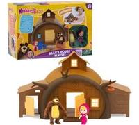 Playset maison Masha et Michka GP TOYS La Maison de Michka 2 figurines 15 accessoires Jaune G