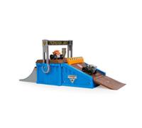 Monster Jam - Playset Mini Freestyle Flip Arena - Playset Transformable Jeu Et Rangement Avec 2 Monster Trucks Officiels Format Mini - Jouet Enfant 3 Ans et +