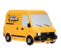 Playset Mini Van - JAKKS PACIFIC - SUPER MARIO MOVIE - Figurine Mario 3cm - Jaune et noir