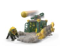 Playset modulaire Schleich ELDRADOR Jungle Fortress 42809 Tigre à dents de sabre, catapulte et piège mécanique Multicolore