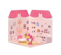 Playset My Melody Tea Room - Comansi - 40+ Stickers - Figurine 6 cm - Violet