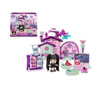 Playset - PINYPON - Académie Terrifiante - Accessoires phosphorescents - 4 figurines - Bureaux cercueil et miroir