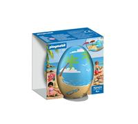 Playmobil 72101 Œuf 2en1 : Vacances à la Plage