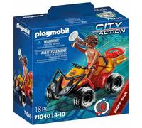 Playset Playmobil City Action Rescue Quad 18 Pièces 71040