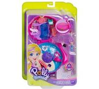 Polly Pocket Coffret Univers La Piscine du Flamant Rose – 2 mini-figurines, 5 surprises – FRY38