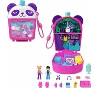 Playset Polly Pocket Panda Bubble Tea-Box avec 2 mini-figures et panda HWN95