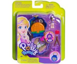 Playset Polly Pocket Shani camping aventure Bleu G
