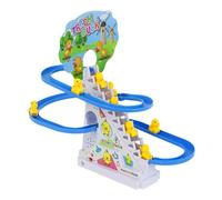Playset pour piste d'escaliers motorisés - Kit d'aventure en punaises interactives, Ducks immersifs lumineux | Affichage des lumières musicales le développement des enfants, anniversaire