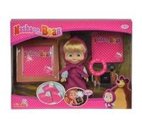Playset Simba Poupée Masha photographe avec accessoires et flash photo Beige E