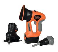 Smoby - Black+Decker - Evo Electronique - Jouet Bricolage Enfant - 3 en 1 - Perceuse, Ponceuse, Scie Sauteuse - Piles Incluses - A Partir de 3 Ans