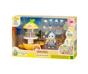 Playset stand de jus Sylvanian Families Citrus Bird avec toppings multicolore