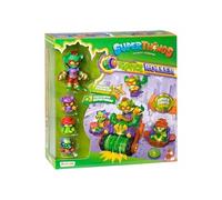 SUPERTHINGS Spike Roller - Grand véhicule avec Deux véhicules attachables, 3 SuperThings et 1 Kazoom Kid exclusifs