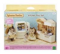 Sylvanian Families - La cuisine aménagée - Set + de 35 accessoires - Plongez dans l'univers de la famille Sylvanian - Figurines animaux miniatures - Jouet enfant 3 ans et + - 5341