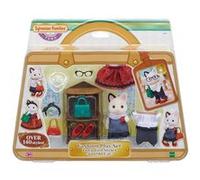 SYLVANIAN FAMILIES - La valisette de mode et grande sœur chat bicolore