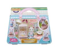 Sylvanian Families Figurines miniatures 5540 – Valisette de mode et grande sœur souris marshmallow
