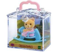 Playset Sylvanian Families Bébé ours et cheval à bascule Multicolore G