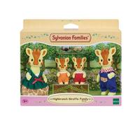Sylvanian Families - La famille Girafe - Set 4 figurines - Plongez dans l'univers de la famille Sylvanian - Figurines animaux miniatures - Jouet enfant 3 ans et + pour développer imagination - 5639