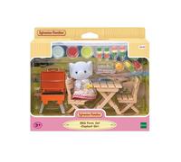 Figurine miniature - SYLVANIAN FAMILIES - La fille éléphant et son set de pique-nique