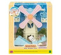 Sylvanian Families – Playset Le moulin des bébés – Figurines prêtes à jouer, rose, 3 ans