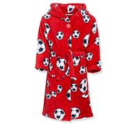 Playshoes peignoir polaire Soccerjunior rouge taille 98/104