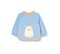 Playshoes Bavoir manches longues 507136 Girafe Bleu 30 x 39 cm