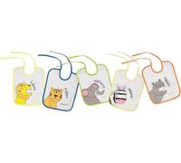 PLAYSHOES (507145) Bavoirs à nouer, paquet de 5, taille : one size
