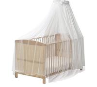Playshoes 601003 Moustiquaire, Moustiquaire pour les Crèches, Lit à baldaquin, Blanc
