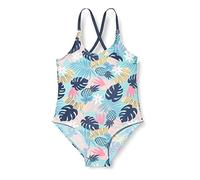 Playshoes Anti-UV Maillot de Bain Une pièce, Tropical, 110/116 Fille