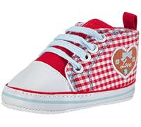Playshoes Baskets Coeur, Chaussures Premiers Pas Bébé Fille, Rouge (Rot 8), 16 EU