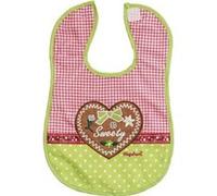 Playshoes bavoir Velcro Maison de campagne rose/vert 26 x 33 cm Groen G
