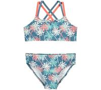 Playshoes Bikini Deux pièces pour Fille, Palmiers Bleus, 158 cm-164 cm