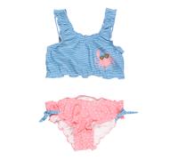 PLAYSHOES Bikini 'Krebs' bleu fumé / or / rose / blanc, Taille 122-128