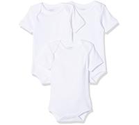 Playshoes Body 1/4-arm 3er Pack Uni Body Mixte enfant, Blanc (Weiß 1), 74-80