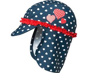 Playshoes Bonnet de Bain Anti-UV pour Fille, 11 - Marine, 49