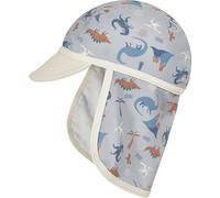 Playshoes Bonnet de Bain Chapeau de Soleil, Dino Allover, 51cm Mixte Enfant