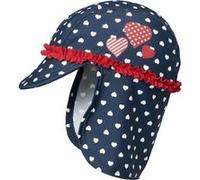 Playshoes bonnet de bain résistant aux UV Coeurs filles bleu Bleu G