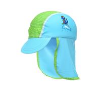 PLAYSHOES Bonnet 'Dino' turquoise / kiwi / vert clair, Taille 53