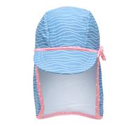 PLAYSHOES Bonnet 'Krebs' bleu clair / rose / blanc, Taille 51