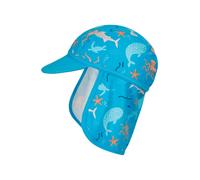PLAYSHOES Bonnet 'Sea Animals' bleu ciel / orange / blanc, Taille 51