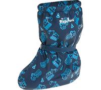Playshoes Bottes de pluie Chantier doublure polaire mixte enfant marine/turquoise 34-38