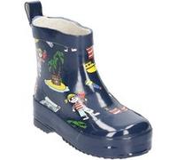 bottes de pluie courtes pirates bleu foncé