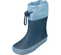 Playshoes Bottes de pluie pieds nus en caoutchouc pour garçon - Unisexe - Bleu marine - 23 EU