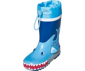 Playshoes Bottes en caoutchouc avec cordon de serrage Chaussons Mixte Enfant, Requin, 24/25 EU
