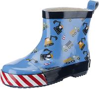 Playshoes Bottes En Caoutchouc Basses Chaussons Mixte Enfant, Chantier De Construction, 24/25 EU