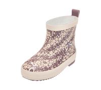 Playshoes Regenstiefel, Botte de pluie Enfants unisexes, Violett Blumen,