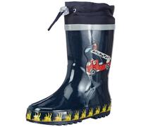 Playshoes Bottes En Caoutchouc Chaussons Mixte Enfant, Pompiers, 19/22 EU