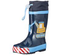 Playshoes Bottes En Caoutchouc Chaussure de sport nautique Mixte Enfant, Chantier De Construction, 24/25 EU
